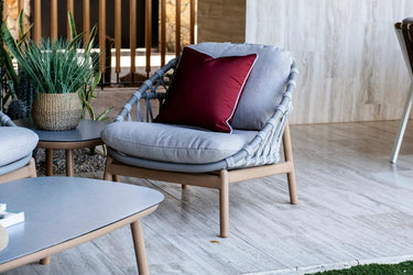 Dezza 5 Pcs Luxury Lounge Suite - Grey at Online8 Furniture Auckland NZ