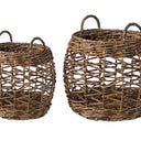 Dhalia Seagrass Baskets Set of 2 at Online8 Furniture Auckland NZ