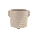 Diagonal Stripe Ceramic Planter Small at Online8 Furniture Auckland NZ