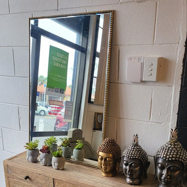 Dimple Art Wall Mirror - Bronze at Online8 Furniture Auckland NZ