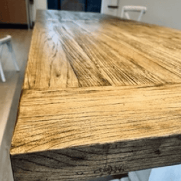 Dining Table Reclaimed Elm - 3000mm at Online8 Furniture Auckland NZ