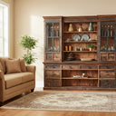 Baskerville Reclaimed Wooden Display Cabinet at Online8 Furniture Auckland NZ