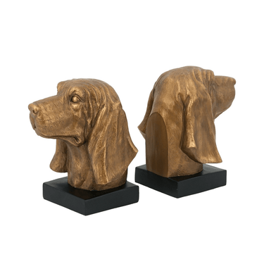 Dog Head Book Ends - Set of 2 at Online8 Furniture Auckland NZ