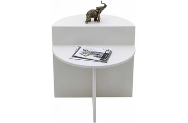 Dora Metal Table - Off White at Online8 Furniture Auckland NZ