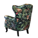 Dorset Wingback Armchair - Forest Green at Online8 Furniture Auckland NZ