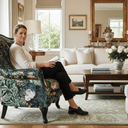 Dorset Wingback Armchair - Forest Green at Online8 Furniture Auckland NZ