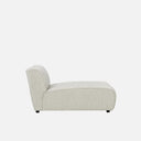 Dossier 1 Seater Chaise Sofa with plush high-resilience foam that holds its shape