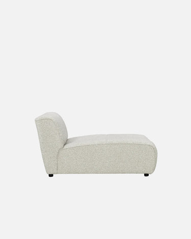 Dossier 1 Seater Chaise Sofa with plush high-resilience foam that holds its shape