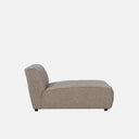 Dossier 1 Seater Chaise Sofa upholstered from every angle for open-plan spaces