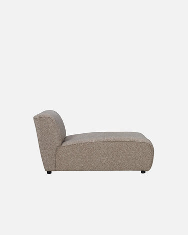 Dossier 1 Seater Chaise Sofa upholstered from every angle for open-plan spaces