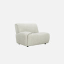 Dossier 1 Seater Left Arm Modular Sofa, 105 x 101 x 79cm with a 43cm seat height