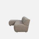 Dossier 1 Seater Left Arm Sofa in a durable 81% polypropylene, 19% polyester blend