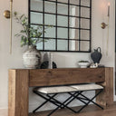 Dovetail Block Extra Large Console Table - Walnut at Online8 Furniture Auckland NZ