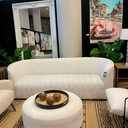 Dubai 3 Seater Sofa - White Boucle at Online8 Furniture Auckland NZ