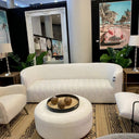 Dubai 3 Seater Sofa - White Boucle at Online8 Furniture Auckland NZ