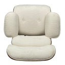 Eames Relax Swivel Chair - White Boucle at Online8 Furniture Auckland NZ