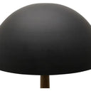 Ebony Wooden Floor Lamp with Metal Shade at Online8 Furniture Auckland NZ
