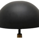 Ebony Wooden Table Lamp with Metal Shade at Online8 Furniture Auckland NZ