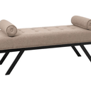 Eddie Bench Seat - Dark Taupe at Online8 Furniture Auckland NZ