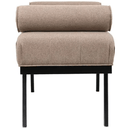 Eddie Bench Seat - Dark Taupe at Online8 Furniture Auckland NZ