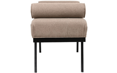 Eddie Bench Seat - Dark Taupe at Online8 Furniture Auckland NZ