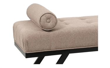 Eddie Bench Seat - Dark Taupe at Online8 Furniture Auckland NZ