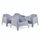 Eden Outdoor Tub Chair - Grey at Online8 Furniture Auckland NZ
