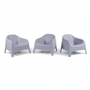 Eden Outdoor Tub Chair - Grey at Online8 Furniture Auckland NZ