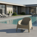 Eden Outdoor Tub Chair - Sand at Online8 Furniture Auckland NZ