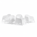 Eden Outdoor Tub Chair - White at Online8 Furniture Auckland NZ
