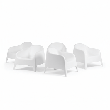 Eden Outdoor Tub Chair - White at Online8 Furniture Auckland NZ