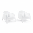 Eden Outdoor Tub Chair - White at Online8 Furniture Auckland NZ
