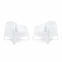Eden Outdoor Tub Chair - White at Online8 Furniture Auckland NZ
