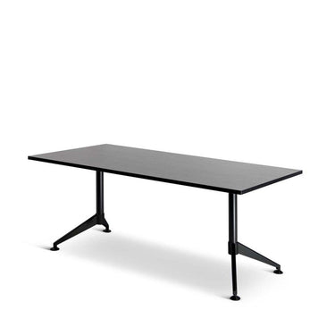 Eiffel Black Meeting Table 1800 x 900 at Online8 Furniture Auckland NZ