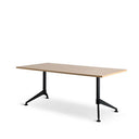 Eiffel Black Meeting Table 1800 x 900 at Online8 Furniture Auckland NZ