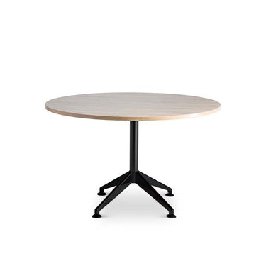 Eiffel Black Round Meeting Table 1200 at Online8 Furniture Auckland NZ