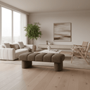 Elara Bench Seat - Dusty Seed at Online8 Furniture Auckland NZ