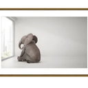 Elephant Day Dreams Print in Glass at Online8 Furniture Auckland NZ