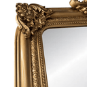 Elizabeth Ornate Beveled Floor Mirror - Antique Gold at Online8 Furniture Auckland NZ