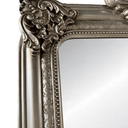 Elizabeth Ornate Beveled Floor Mirror - Antique Silver at Online8 Furniture Auckland NZ
