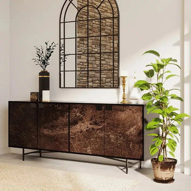 Ella Sideboard - Matt Black at Online8 Furniture Auckland NZ