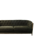 Regal Tufted 3 Seater Sofa - Olive at Online8 Furniture Auckland NZ