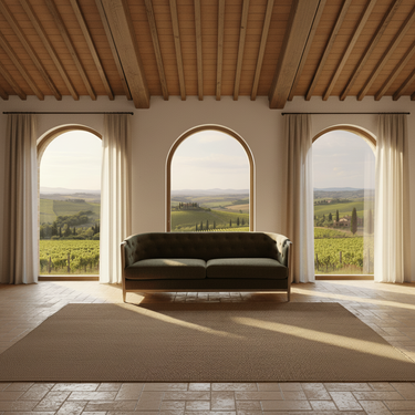 Regal Tufted 3 Seater Sofa - Olive at Online8 Furniture Auckland NZ