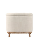 Regal Tufted Armchair - Cream at Online8 Furniture Auckland NZ