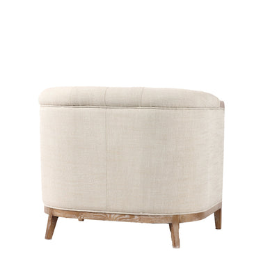 Regal Tufted Armchair - Cream at Online8 Furniture Auckland NZ