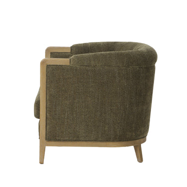 Regal Tufted Armchair - Olive at Online8 Furniture Auckland NZ
