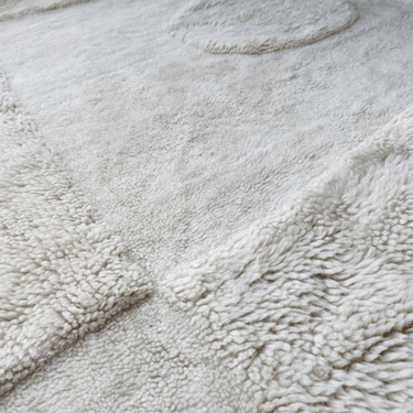 Ermitano NZ Wool Rug - Ivory at Online8 Furniture Auckland NZ