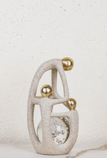 Family Circle With Crystal Ball Decoration - 31.5 Cm at Online8 Furniture Auckland NZ