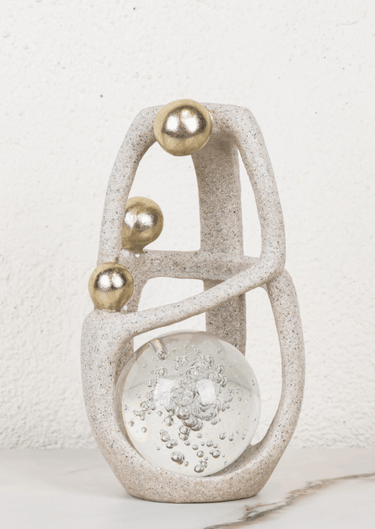 Family Circle With Crystal Ball Decoration - 31.5 Cm at Online8 Furniture Auckland NZ