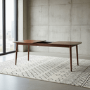 Fara Extendable Dining Table – Brown Oak at Online8 Furniture Auckland NZ